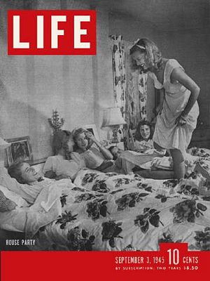 9/3/1945 House party high jinks