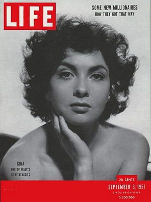 9/3/1951 Gina Lollobrigida