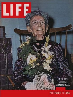 9/19/1960 Grandma Moses at 100