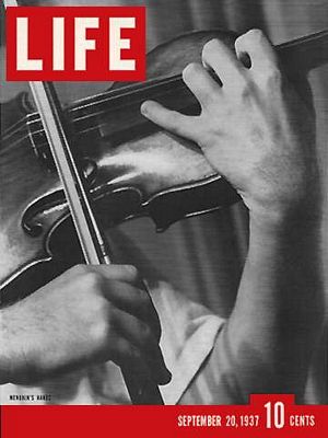 9/20/1937 Yehudi menuhin