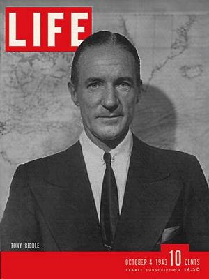 10/4/1943 Ambassodor Biddle
