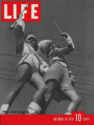 10/10/1938 Legion majorettes