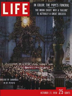 10/27/1958 Funeral of Pius XII