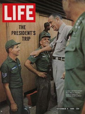 cv110466.jpg 11/4/1966 LBJ to Vietnam - Image 1