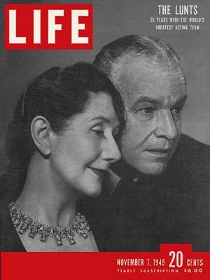 11/7/1949 Fontanne & Lunt