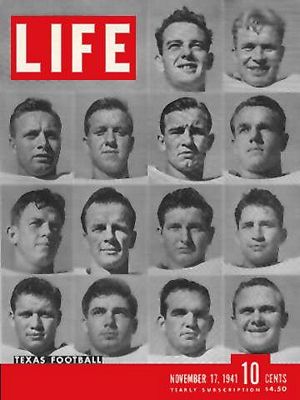 11/17/1941 Texas football